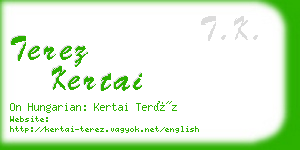 terez kertai business card